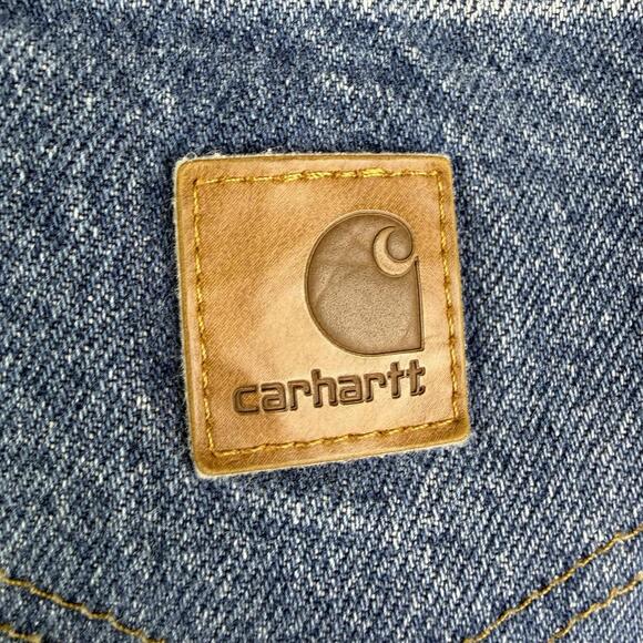 Carhartt Men's Jeans 32x23 Altered Blue Traditional Fit Straight Leg Denim - Picture 11 of 11